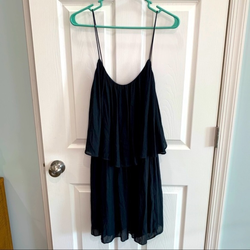Zara basic swing style dress dark blue size medium